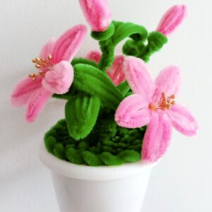 Hand Made Lily Flower Vase