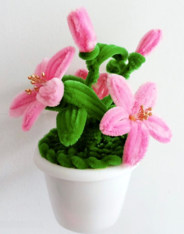 Hand Made Lily Flower Vase